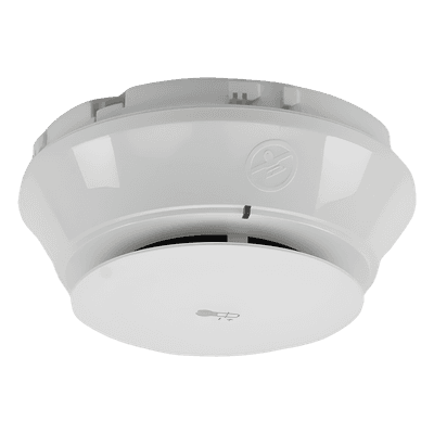 Detector Térmico Direccionable / Alta Temperatura Fija 88 °C (190 °F) / Protocolo FlashScan / LEDs 360° / Prueba con Imán / Bajo Consumo 200 µA FST-951H NOTIFIER