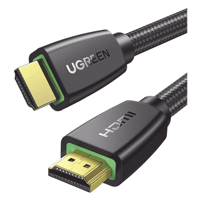 Cable HDMI 2.0 de Nylon Trenzado / 3 Metros (9.84 Pies) / 4K@60Hz / HDR / 3D / HEC (Canal Ethernet HDMI) / ARC (Canal de Retorno de Audio) / Color Profundo de 48 Bits / Audio de 32 Canales / HDCP 2.2 / Audio DTS: X / 18 Gbps / Blindaje de 4 Capas 40411 UGREEN