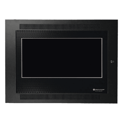 Gabinete y Puerta ONYX FirstVision / Sin Pantalla ni Software / 24 VDC 3.0 A / Ethernet y USB / Compatible ONYX Series y NOTI-FIRE-NET FIRSTVISION-ENC NOTIFIER