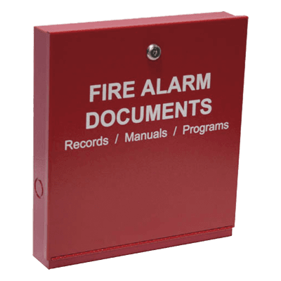 Gabinete para documentos de alarma contra incendios / Acero calibre 16 / USB 4 GB / 2 ganchos para llaves / Placa para tarjetas de visita NF-FAD SYSTEM SENSOR