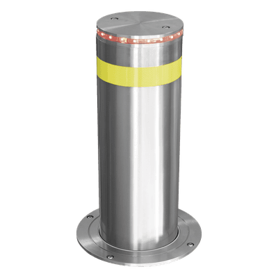 Bolardo Hidráulico Antiembestida / 220 mm × 600 mm (0.72 ft × 1.97 ft) / Acero Inoxidable 304 / 200,000 J / Ciclo 4 s / 100 Ciclos/h XB-220-HBL ACCESSPRO