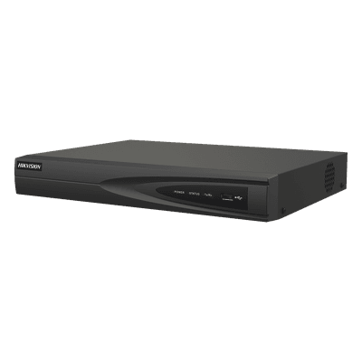 NVR IP / 8 Megapixel (4K) / 4 Canales / 4 Puertos PoE+ / 50 W Total / 1 Bahía HDD / HDMI 4K / PoE Extendido 300 m (984.3 ft) DS-7604NI-Q1/4P(D) HIKVISION