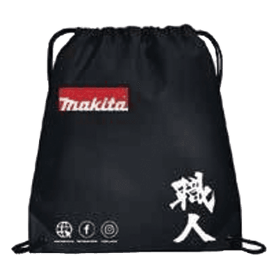 Morral Ecológico / 35 x 46 cm (13.8 x 18.1 in) / Material 100% Reciclable / Bolsillo Frontal / Superficie Personalizable MORRALMKT MAKITA