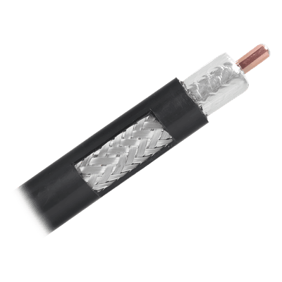 Cable Coaxial RF / 50 ohm / 1/2 pulgada / 14.99 mm OD / 87% velocidad / 1.7 dB@450MHz/30m / 1 m (3.28 ft) LMR600*1MTS Times Microwave