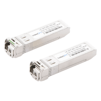 Transceptor Óptico SFP+ Bidireccional / 10 Gbps / Monomodo 1270 & 1330 nm / Alcance 5 km (3.1 mi) / Conector LC/UPC Simplex / DDM / Hot-Pluggable LP-SFP-BD-10G-5 LINKEDPRO BY EPCOM