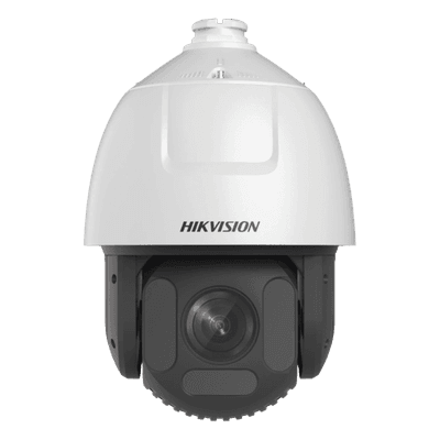 Domo PTZ IP / 4 MP / 45X Zoom / 300 m IR / 984 pies IR / WDR 120 dB / EIS / Deep Learning / IP66 / Hi-PoE