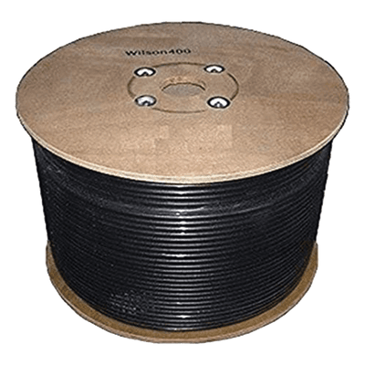 Cable Coaxial de Baja Pérdida / 50 Ohm / 152.4 m (500 pies) / LMR400 / Doble Blindaje / Intemperie 952-305 WILSONPRO / WEBOOST