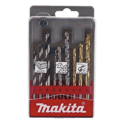 Juego con 9 piezas de brocas D71984 MAKITA