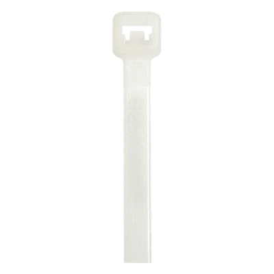 Cincho de Nylon 6.6 / 533 mm (1.75 ft) largo x 7.6 mm ancho / Tensión 534 N / Rango -40°C a 85°C / Plenum / UV Resistant / Paquete 100 pz