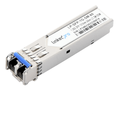 Transceptor SFP / Monomodo 1310 nm / 1.25 Gbps / 1000BASE-EX / LC/UPC Dúplex / DDM / 60 km (196.9 ft) LP-SFP-1G-SM-60 LINKEDPRO BY EPCOM