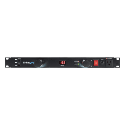 PDU para Rack / 11 Salidas NEMA 5-15R / 120 Vca / 15 A / 1U / 19 in / Cable 1.80 m / Protección contra Sobretensiones LP-PDU-11DP LINKEDPRO BY EPCOM