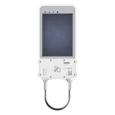 Cerradura Inteligente GPS / Rastreo LTE Cat-M1 / GNSS de Alta Precisión / Energía Solar 14,400 mAh / IP67 / RFID BLE OTA / Bluetooth 5.1 SOLARGUARDX100 TopFlyTech