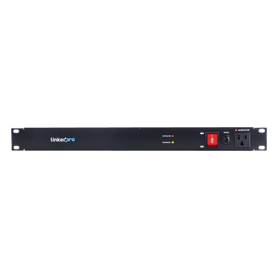 PDU Horizontal / 11 Salidas NEMA 5-15R / 15A / 120 Vca / Rack 19in / 1U / Cable 1.80 m (5.9 ft) LP-PDU-11 LINKEDPRO BY EPCOM