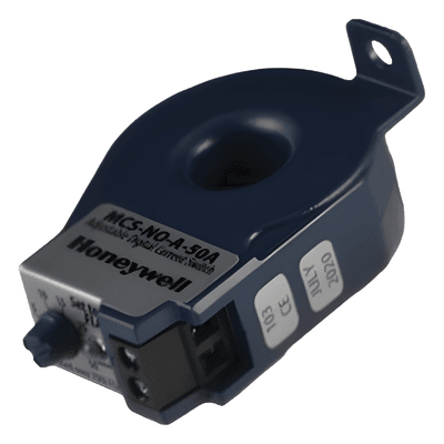 Interruptor de corriente / Núcleo micro-sólido ajustable / 0.75-50 A / Salida N.A. / Detección de fallas en motores y ventiladores MCS-NO-A-50A HONEYWELL BMS