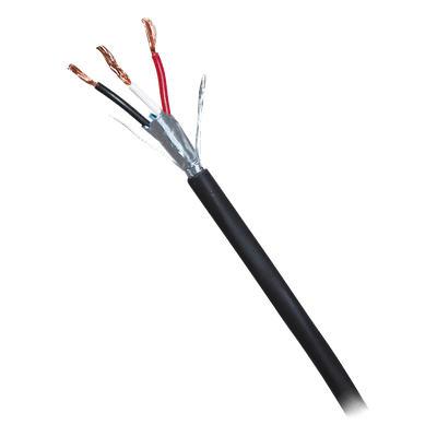 Cable para Alarma / 3 Conductores 18 AWG / Blindado / Antiflama / 305 m (1000 ft) / Negro 71-12 VIAKON