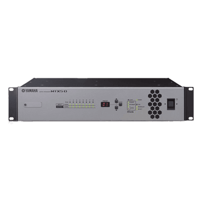Procesador Matricial de Audio / DSP / 34 Entradas x 16 Salidas / Protocolo Dante y YDIF / Rack 2U / Reproducción SD MTX5-D YAMAHA