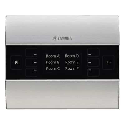 Controlador de pared digital / Pantalla matriz de puntos / 36 parámetros asignables / PoE / 149x125x18 mm (5.9x4.9x0.7 in) MCP1 YAMAHA