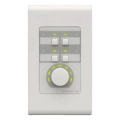 Panel de Control Digital / 1 Volumen / 4 Switches / RS-485 / CAT5 / Compatible MA PA MTX DCP1V4S YAMAHA