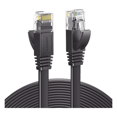 Cable Ethernet Plano UTP Cat6 / 5 m (16.40 pies) / 600 MHz / 1000 Mbps / 26AWG CCA / RJ45 Dorado 50176 UGREEN