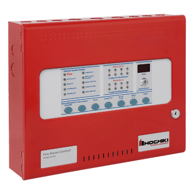 Panel Convencional De Detección De Incendio De 8 Zonas (0100-19360) Serie HCVX HCVX-8R HOCHIKI