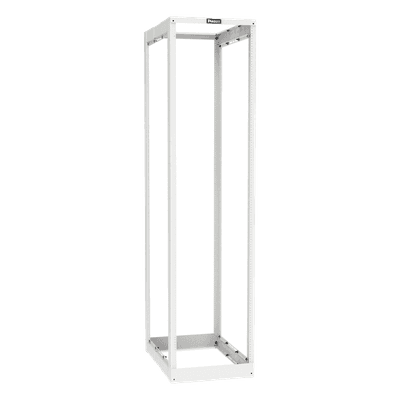 Rack de Cuatro Postes / 45 Unidades de Rack / Profundidad Ajustable 584.2 a 1066.8 mm (23 a 42 in) / Carga Estática 907.2 kg (2000 lbs) / Rieles Roscados #12-24 / Color Blanco AR4PWH PANDUIT