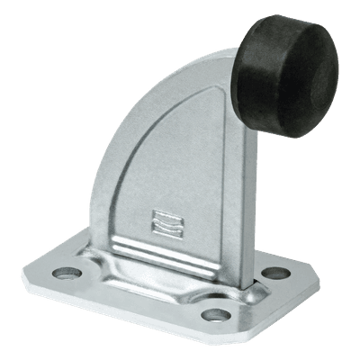 Tope de Paro / Acero Galvanizado con Tapón Nylon / Impacto 200 kg / 0.72 kg / Fijación por Taquetes 1070-1810-001 COMUNELLO