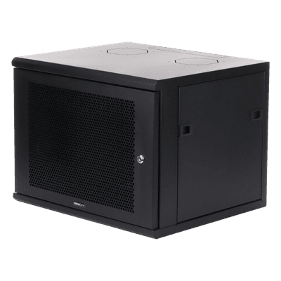 Gabinete de Pared 19" / 6 UR / Puerta Perforada 62% Ventilación / Postes Ajustables 222-326 mm / Carga 60 kg / Interior LW-06-05-06-UB LINKEDPRO BY EPCOM