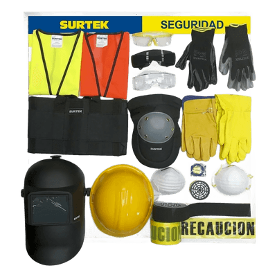 Tabla Exhibidora de Seguridad / Estructura Metálica / 80 cm (31.5 in) x 80 cm (31.5 in) / Ruedas con Frenos / Superficie Antideslizante TSEGU1 SURTEK