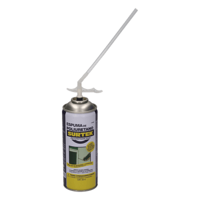 Espuma de Poliuretano / Capacidad 300 ml / Válvula de una sola aplicación / Multiusos / Resistente a temperatura y agua SYS-113-500 SURTEK