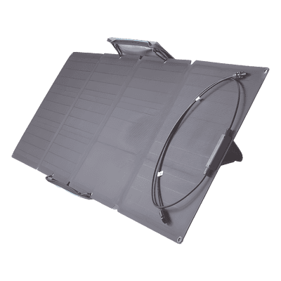 Módulo Solar Portátil y Flexible de 100W Recomendado para Estaciones Portátiles EFD330, EFD350 ó EFD500 / Ajuste de Ángulo / Carga Eficiente / Incluye Cable XT60 a MC4 EF-FLEX-M100 ECOFLOW