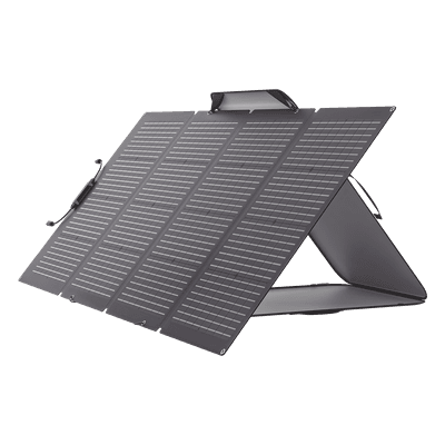 Módulo Solar Portátil y Flexible de 220W Recomendado para Estaciones Portátiles EFD330, EFD350 ó EFD500 / Ajuste de Ángulo / Carga Eficiente / Incluye Cable XT60 a MC4 EF-FLEX-220B ECOFLOW