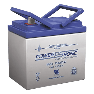 Batería de Respaldo AGM/VRLA / 12V / 33 Ah / Terminales NB3 / 5 Años Vida Útil / Sellada Libre de Mantenimiento