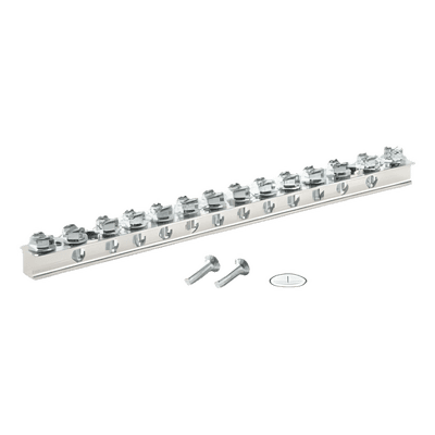 Pletina de Conexión a Tierra / 12 Puertos / AWG 4-14 / Cobre Estañado / UL 467 / Panel de Control UGB2/0-414-12 PANDUIT