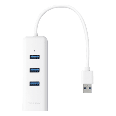 Adaptador de red / USB 3.0 a RJ45 / 3 puertos USB 3.0 / Gigabit Ethernet / 96x23x31 mm UE330 TP-LINK