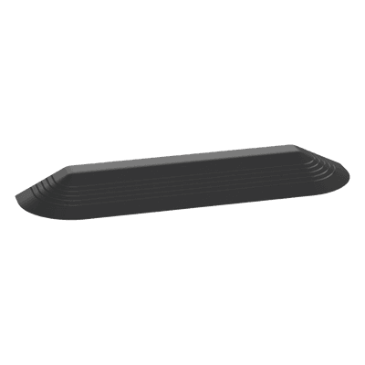 Tapa Final para Canaleta de Piso / 4 Vías / PVC Rígido / Carga 907 kg / Área 12.33 in² / UL94V-0 AFR4ECBL PANDUIT