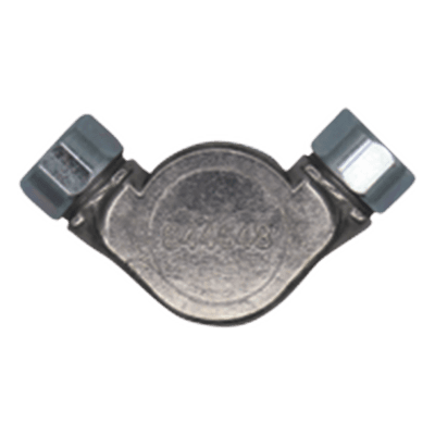 Polea de esquina / Cuerpo de aluminio fundido / Rodamientos de bolas de acero / Cable inoxidable 1/16 in / Montaje EMT 1/2 in / WHDR WK-844648-000 KIDDE