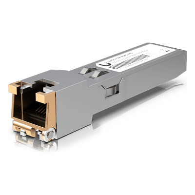Transceptor / SFP+ a RJ45 / 10/5/2.5/1 Gbps / 100m / 0 a 70°C / 1.9W UACC-CM-RJ45-MG UBIQUITI