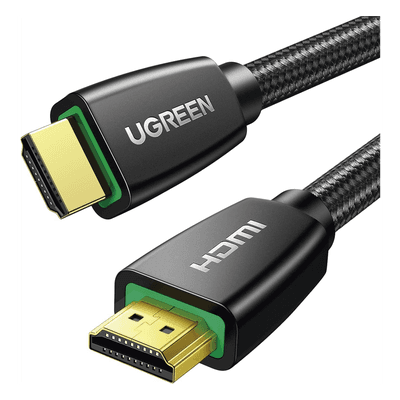 Cable HDMI 2.0 de Nylon Trenzado / 2 Metros (6.56 Pies) / 4K@60Hz / HDR / 3D / HEC / ARC / 48 Bits Color Profundo / 32 Canales Audio / HDCP 2.2 / DTS:X / 18 Gbps / Blindaje 4 Capas 40410 UGREEN