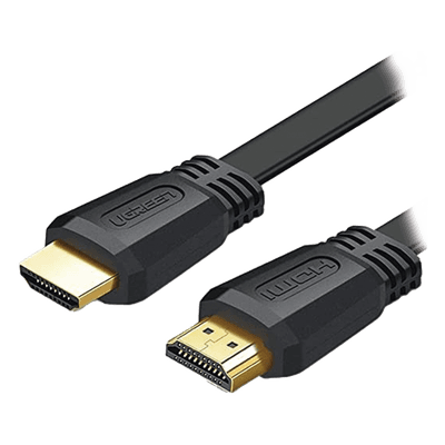 Cable HDMI 2.0 Plano de 5 Metros (16.40 Pies) / 4K@60Hz / HDR / 3D / HEC (Canal Ethernet HDMI) / ARC (Canal de Retorno de Audio) / Color Profundo de 48 Bits / Audio de 32 Canales / HDCP / Audio Dolby True HD 7.1 / 18 Gbps / EstaÑado y Triple Blindaje / A 50821 UGREEN