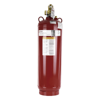 Cilindro con Válvula para Sistema de Extinción / 350 lb (158.7 kg) / Válvula 2" con Indicador de Nivel / UL Listed y FM Approved / USCG Approved 45-550351-001 KIDDE
