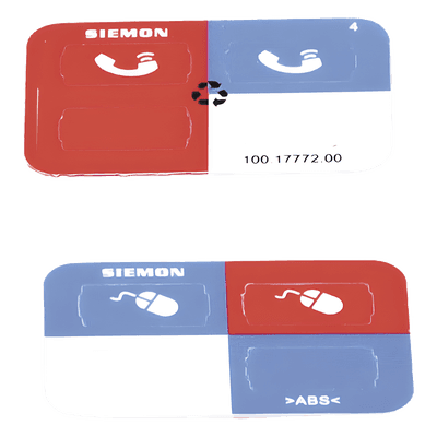 Icono Ultramax para Identificación de Jacks, Color Azul, Bolsa con 100 Piezas Z-ICON-06B SIEMON