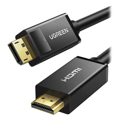 Cable Adaptador DisplayPort a HDMI / 4K UHD 30 Hz / Audio 7.1 / 1.50 m (4.92 ft) / Conector con Liberación / Unidireccional 10239 UGREEN