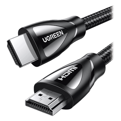 Cable HDMI 2.1 de Nylon Trenzado / 1 Metro (3.28 Pies) / 8K@60Hz/4K@120Hz / 48 Gbps / eARC / HDR10+ / Dolby Vision / Dolby Atmos / VRR / ALLM / HEC / 3D 80401 UGREEN