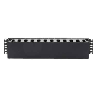 Organizador de Cables Horizontal / 2U / Rack 19" / Polímero ABS Resistente / Pintura Electrostática Negra LP-ORG-02 LINKEDPRO BY EPCOM