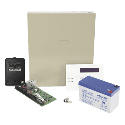 Kit de Panel de Alarma / 48 Zonas / 3 Particiones / Teclado Alfanumérico con Receptor Inalámbrico / Batería de Respaldo 12V 9Ah / Gabinete Metálico VISTA48LANTB8AH/6160RF HONEYWELL HOME RESIDEO