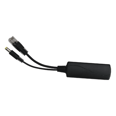Splitter PoE / Entrada 802.3af/at 30W / Salida 12 Vcc 2A / Puerto 10/100 Mbps / Protección 6 kV / -40 a 80°C WI-POE11S-48V WI-TEK