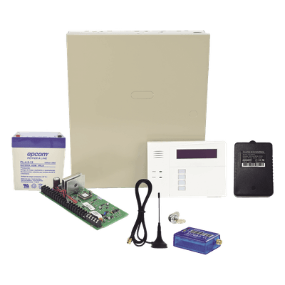 Panel de Alarma Híbrido / 48 Zonas Alámbricas e Inalámbricas / Comunicador Celular 2G / Teclado con Receptor RF / 3 Particiones VISTA48MINI2/6160RF HONEYWELL HOME RESIDEO