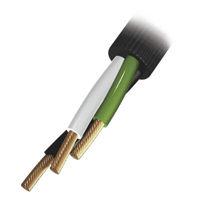 Cable de Uso Rudo / 3 Conductores / Calibre 10 AWG / 600 V / Rollo 100 m (328 ft) RQ39/100M INDIANA
