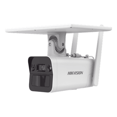 Kit Solar IP Autónomo / 4 Megapixel / Doble Detección Radar + PIR / IR 10 m (32.8 ft) / 4G con SIM / Audio Bidireccional / IP67 / Autonomía 11 Días DS-2XS2T41G1-ID/4G/C05S07 HIKVISION