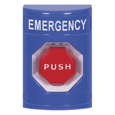 Botón de Emergencia / Texto en Español / Momentáneo / Anti-activación Accidental / Policarbonato Resistente / UL cUL ADA SS2405EM-EN STI